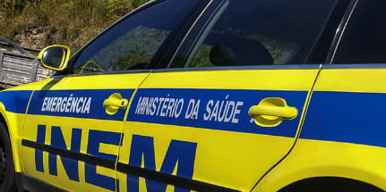 Homem de 35 anos gravemente ferido em colisão rodoviária em Castelo Branco