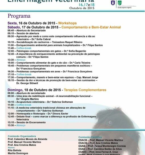IV Congresso Internacional de Enfermagem Veterinária
