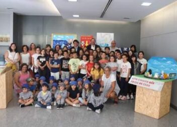 Inauguração da exposição "Não vá ao engano, lixo não é no cano" - com os trabalh