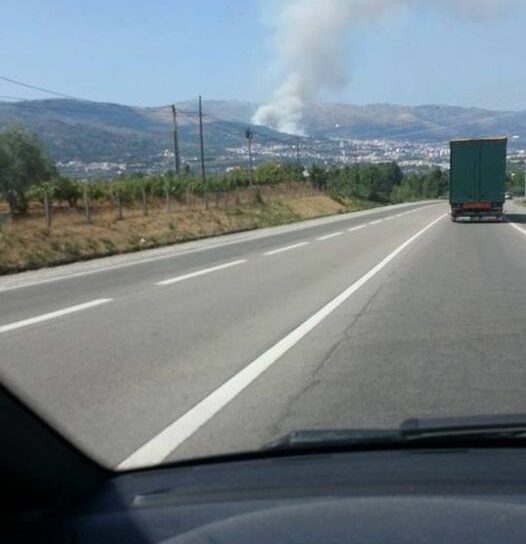 Incêndio às portas da Covilhã