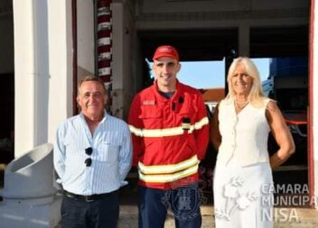 Jovem David Lourinho toma posse como novo comandante dos Bombeiros de Nisa