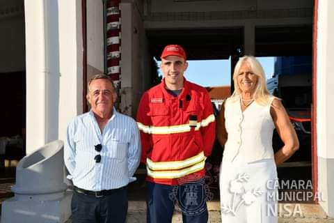 Jovem David Lourinho toma posse como novo comandante dos Bombeiros de Nisa