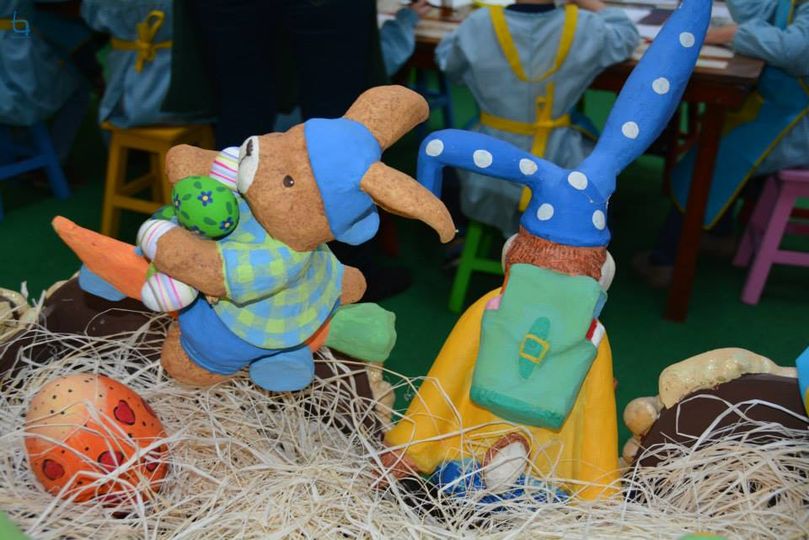 Muitos meninos e meninas já visitaram a Feira do chocolate e até participaram em