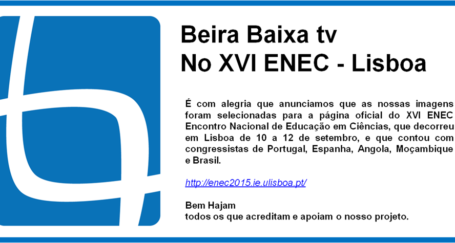 O XVI Encontro Nacional de Educação em Ciências colocou a reportagem da BBtv na