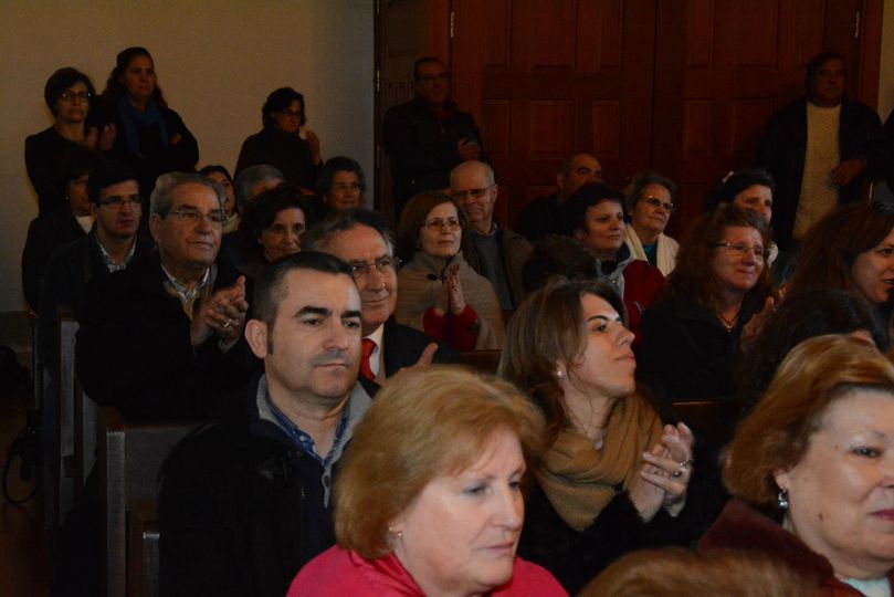 O público aderiu em força e aplaudiu