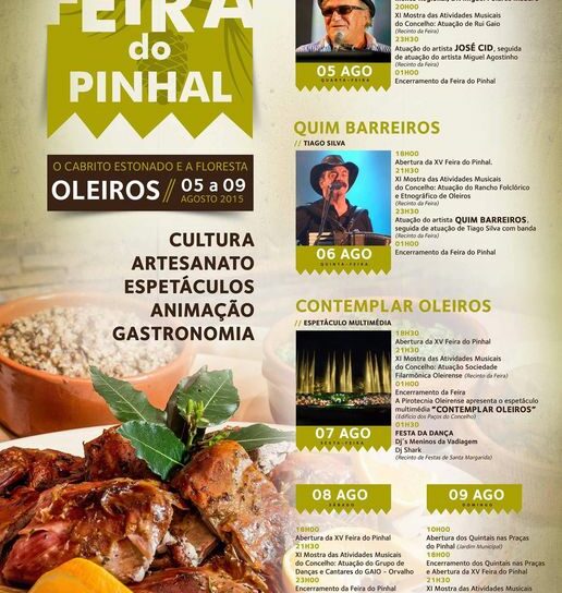 Oleiros 5 a 9 de agosto