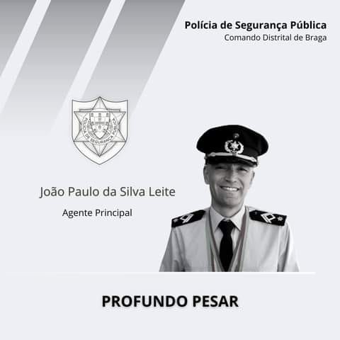 PSP emite nota de pesar por morte de agente principal
