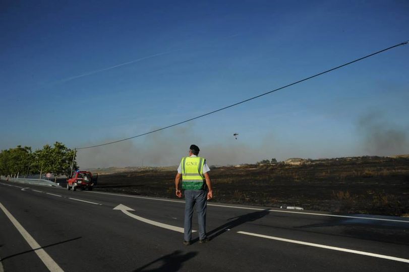 Quatro incêndios no distrito... todos dominados