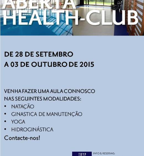 Semana Aberta do Health Club do Hotel Colina do Castelo