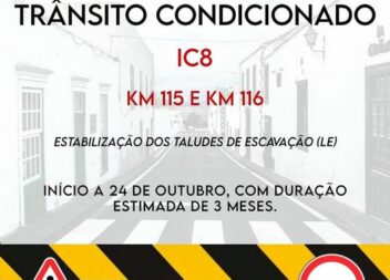 Troço da IC8 condicionado