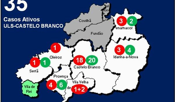 ULS-Castelo Branco com 35 casos ativos
