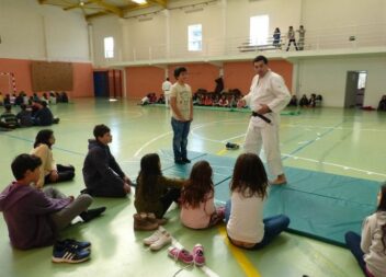 Vila de Rei recebeu demonstração de Judo