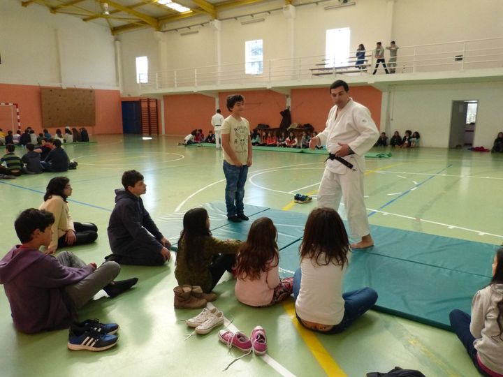 Vila de Rei recebeu demonstração de Judo