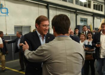 Visita de Pedro Passos Coelho à Centauro