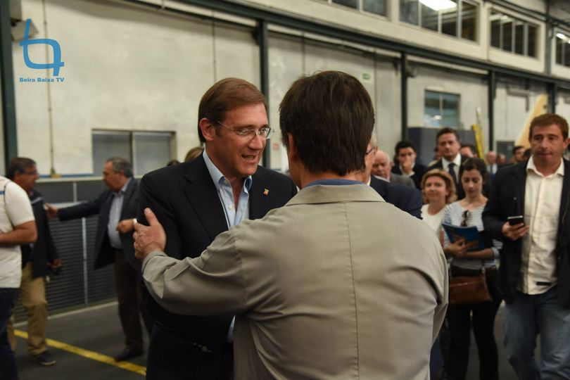 Visita de Pedro Passos Coelho à Centauro