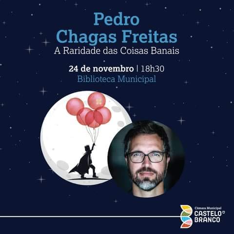 À conversa com Pedro Chagas Freitas na Biblioteca Municipal de Castelo Branco