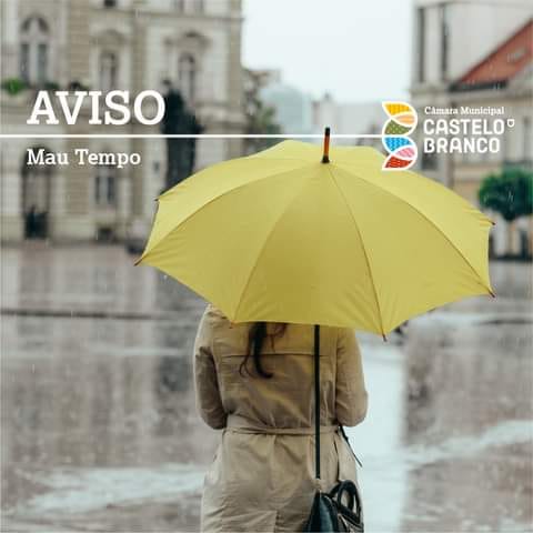 AVISO à População - Precipitação e Vento fortes
