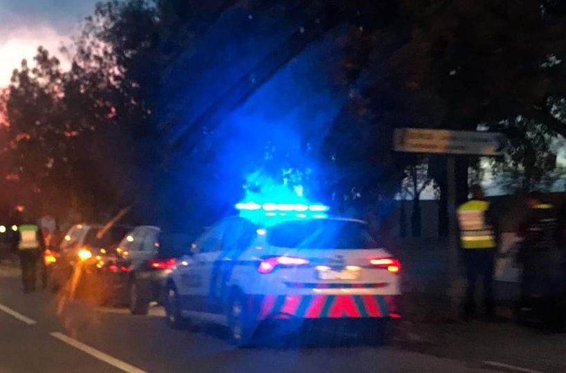 Acidente em Castelo Branco entre dois automóveis