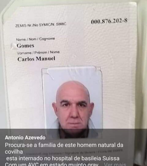 Alguém conhece este homem?