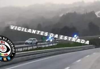 Automóvel despistou-se na A25