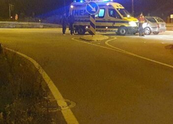 Colisão entre ambulância do INEM e automóvel na Covilhã