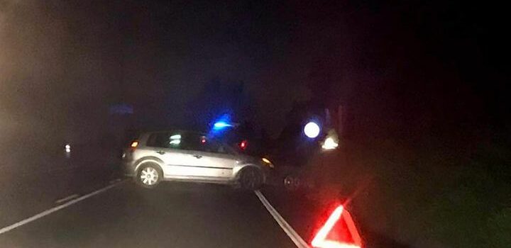 Colisão rodoviária na Reta do Lanço Grande em Castelo Branco