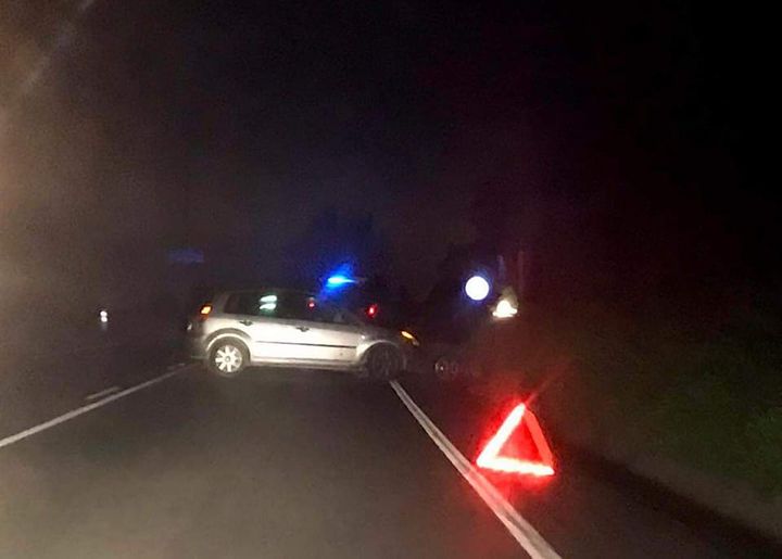 Colisão rodoviária na Reta do Lanço Grande em Castelo Branco