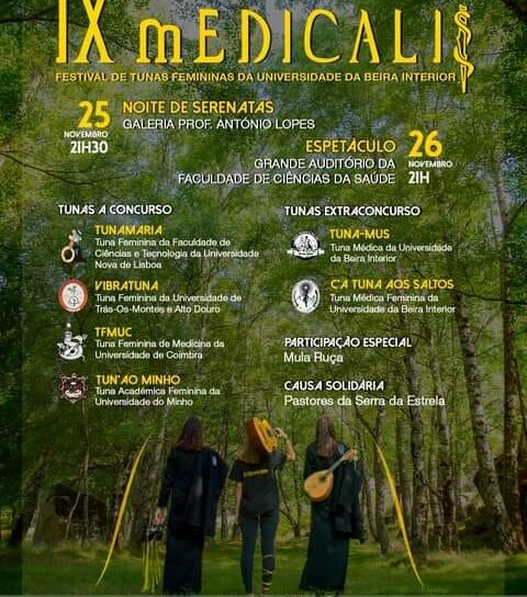 Medicalis - Festival de Tunas Femininas da Universidade da Beira Interior na Cov