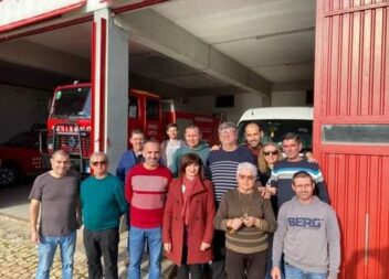 Os Bombeiros Voluntários do Fundão - 5ª Secção Três Povos promoveram