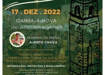 São Silvestre de Idanha-a-Nova marcada para 17 de dezembro: