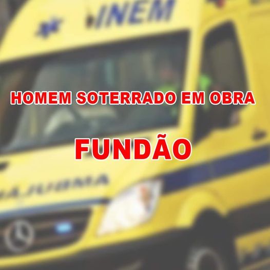 Um indivíduo de 45 anos está soterrado até à cintura