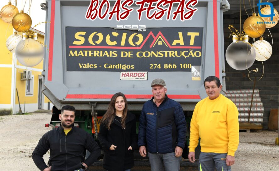 A SOCIOMAT deseja Boas Festas aos seus colaborados, clientes e amigos.