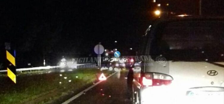 Acidente no nó de acesso à A23 - Castelo Novo - Sentido Sul/Norte, no cruzamento