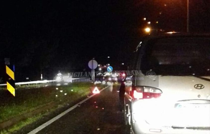 Acidente no nó de acesso à A23 - Castelo Novo - Sentido Sul/Norte