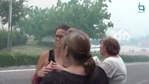 Chamas chegam às casas em Louriçal do Campo