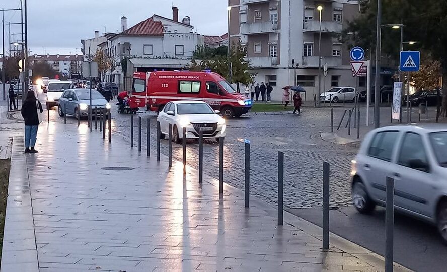 Despiste rodoviário em Castelo Branco