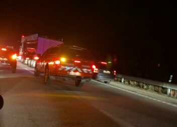 Despiste rodoviário na A23