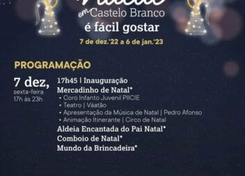 É hoje! Inauguração do Natal em Castelo Branco às 17H45 junto à Câmara Municipal
