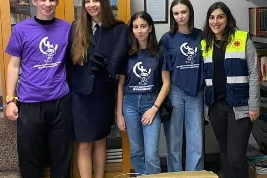 Escola de Saúde Dr. Lopes Dias entrega alimentos à Cáritas de Castelo Branco