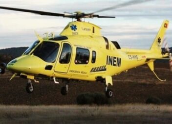 Homem gravemente ferido, na sequência de queda, transportado de urgência para Li