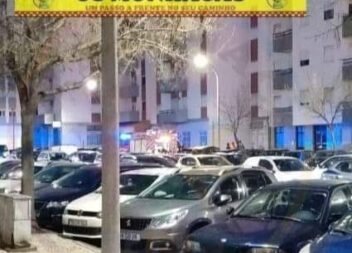 Incêndio habitacional em Castelo Branco