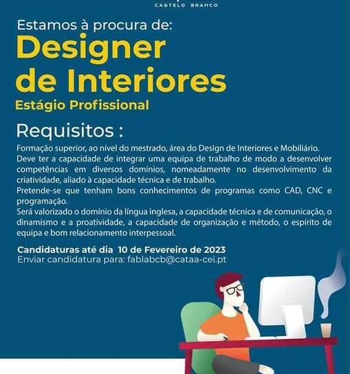 FabLab Castelo Branco com candidaturas abertas a Estágio Profissional
