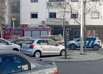Incêndio habitacional em Castelo Branco