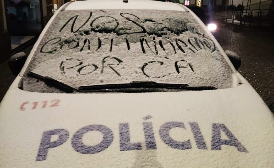 O primeiro grande nevão do ano