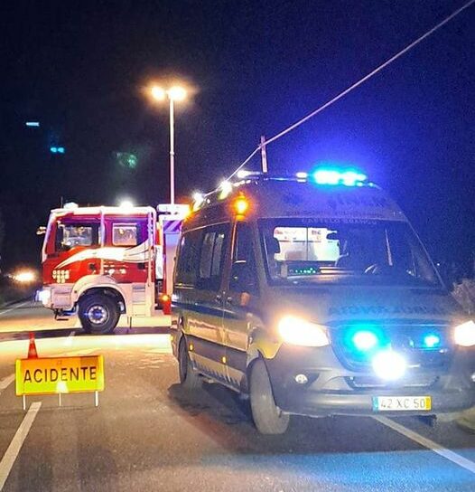 Octogenário ferido em colisão rodoviária em Castelo Branco
