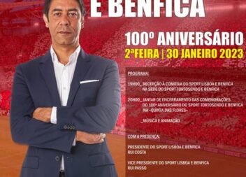 Presidente do Sport Lisboa e Benfica no Tortosendo