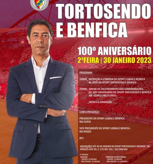 Presidente do Sport Lisboa e Benfica no Tortosendo