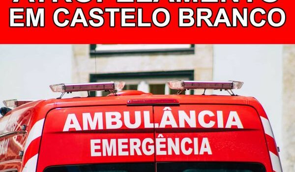 Um atropelamento rodoviário ocorrido na Praça do Município de Castelo Branco, pr