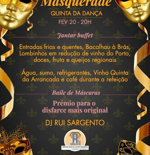 MASQUERADE na Quinta da Dança