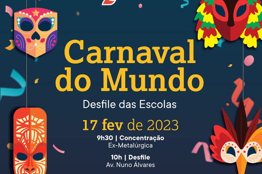 "Carnaval do Mundo" traz Desfiles das Escolas a Castelo Branco.